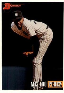 Melido Perez #19 Baseball Cards 1993 Bowman