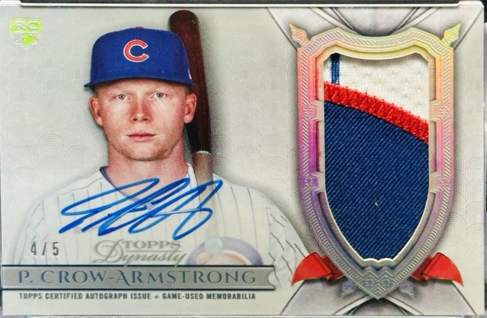 Pete Crow-Armstrong [Silver Autograph Patch] #DAP-PC4