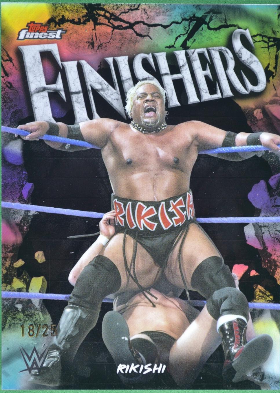 Rikishi [Black Refractor] #FNS-RK Prices | 2025 Topps Finest WWE ...
