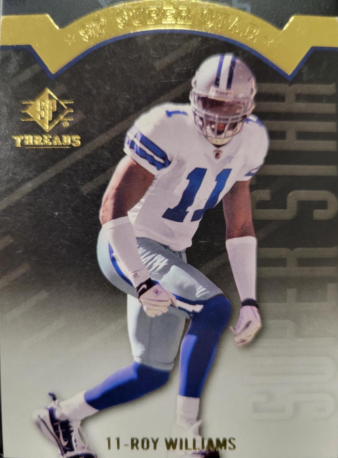 Roy Williams #AP11 Football Cards 2009 SP Threads Superstar Die Cuts