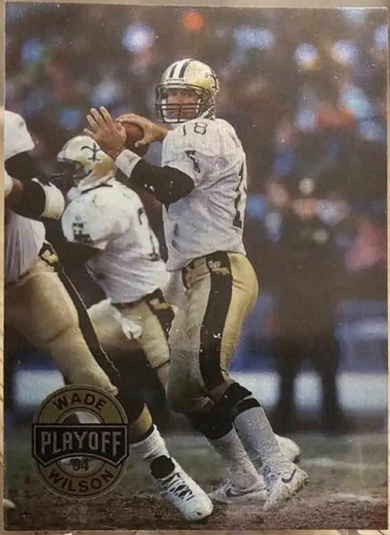 Wade Wilson #95 1994 Playoff Football