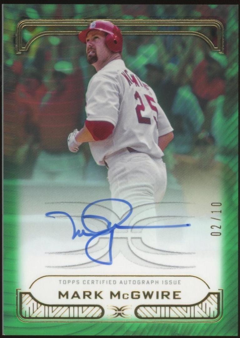 Mark McGwire #DIA-MM Baseball Cards 2023 Topps Definitive Defining Images Autograph Collection