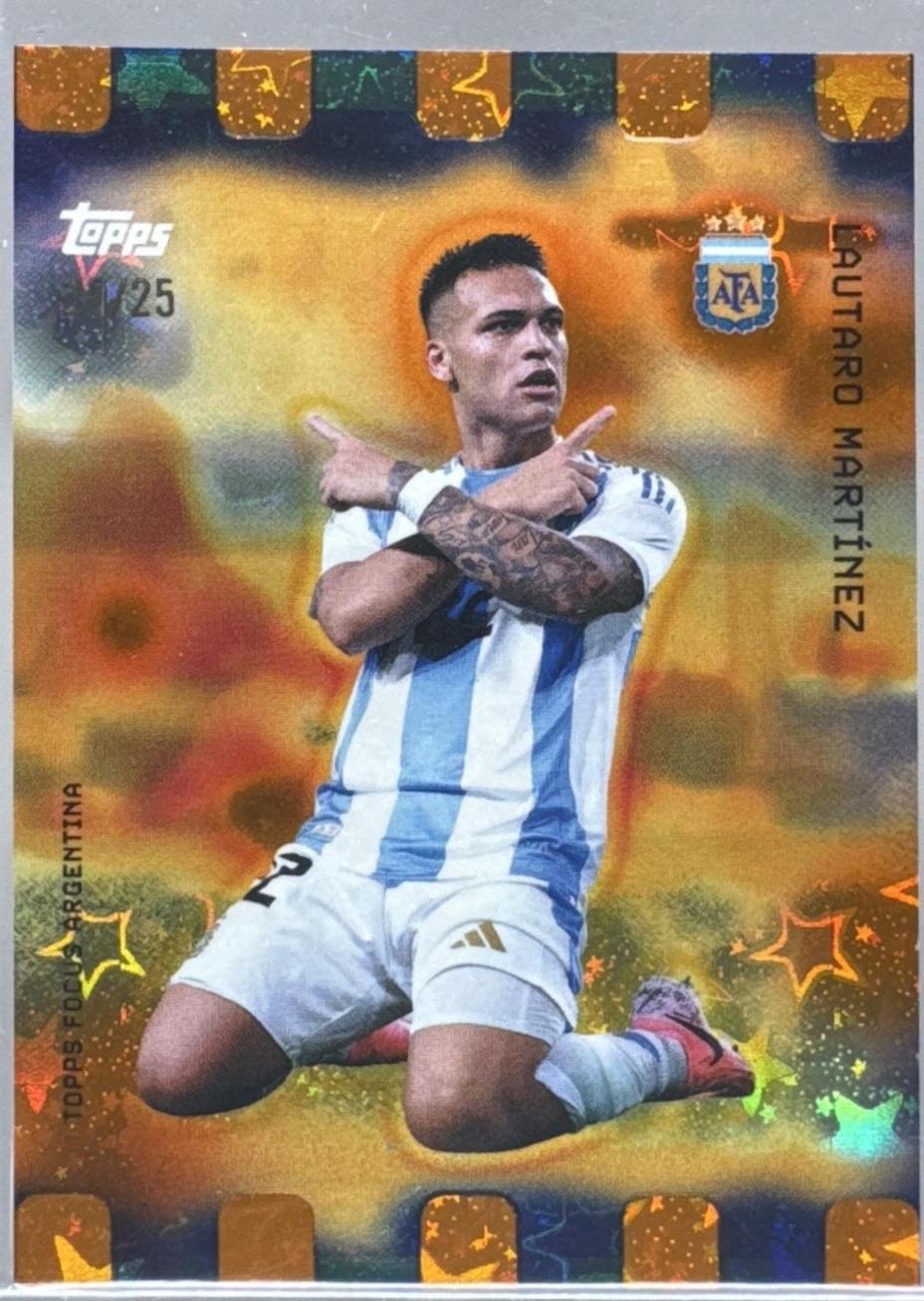 Lautaro Martinez #53 2025 Topps Focus Argentina Soccer