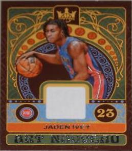 Jaden Ivey #AN-JID Basketball Cards 2022 Panini Court Kings Art Nouveau