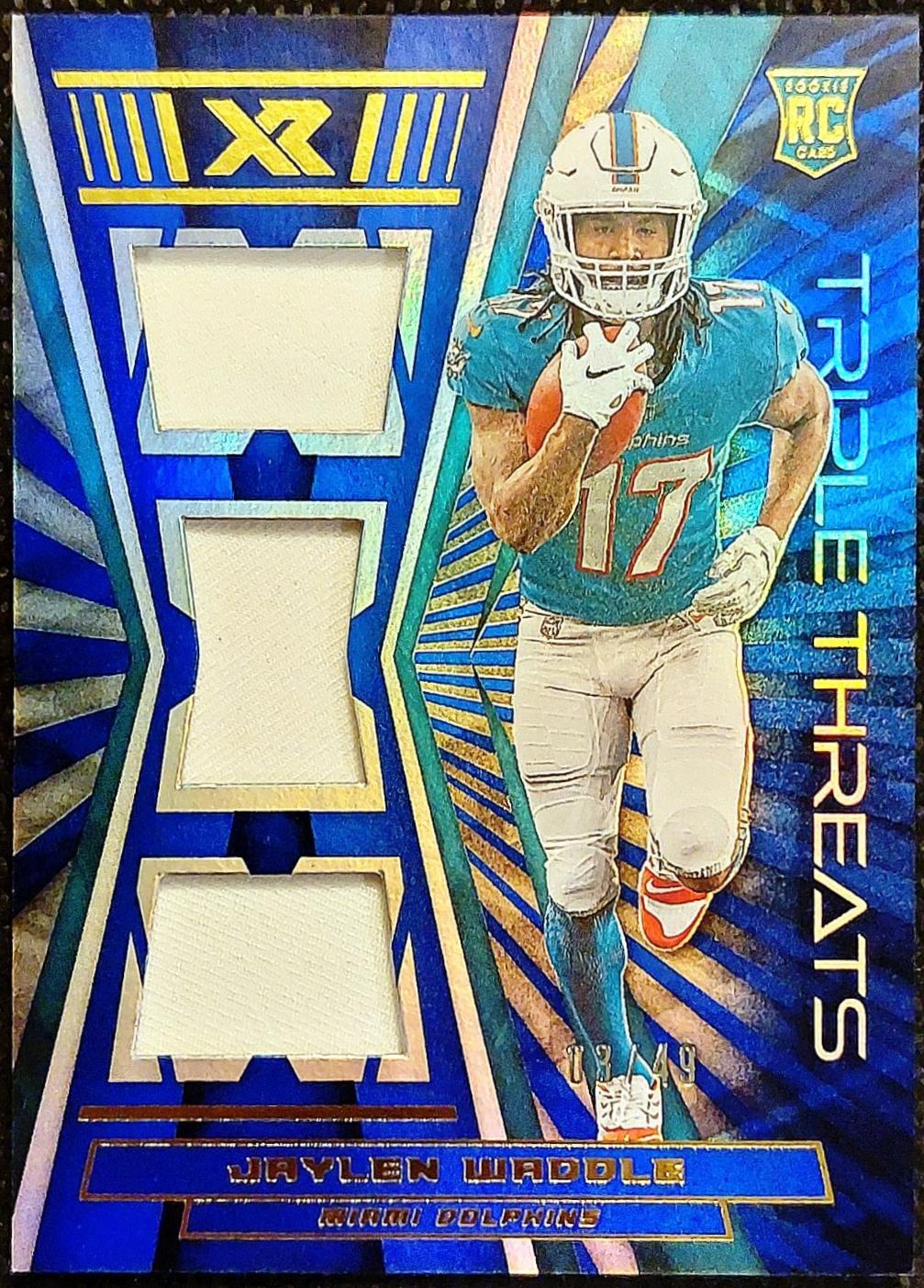 Jaylen Waddle [Blue] #RTT-JWA