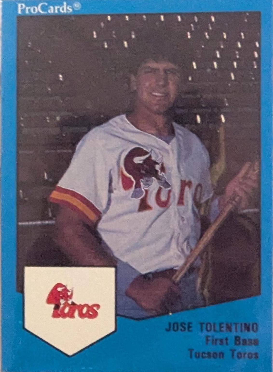 Jose Tolentino #183 Baseball Cards 1989 Procards