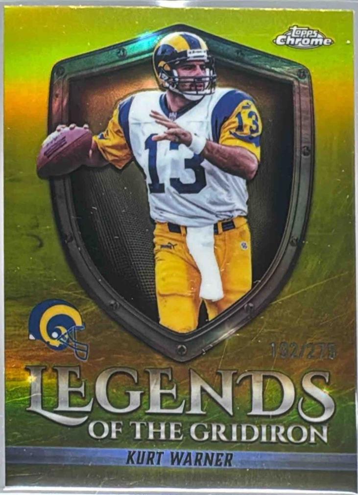 Kurt Warner [Yellow Refractor] #LOG-1