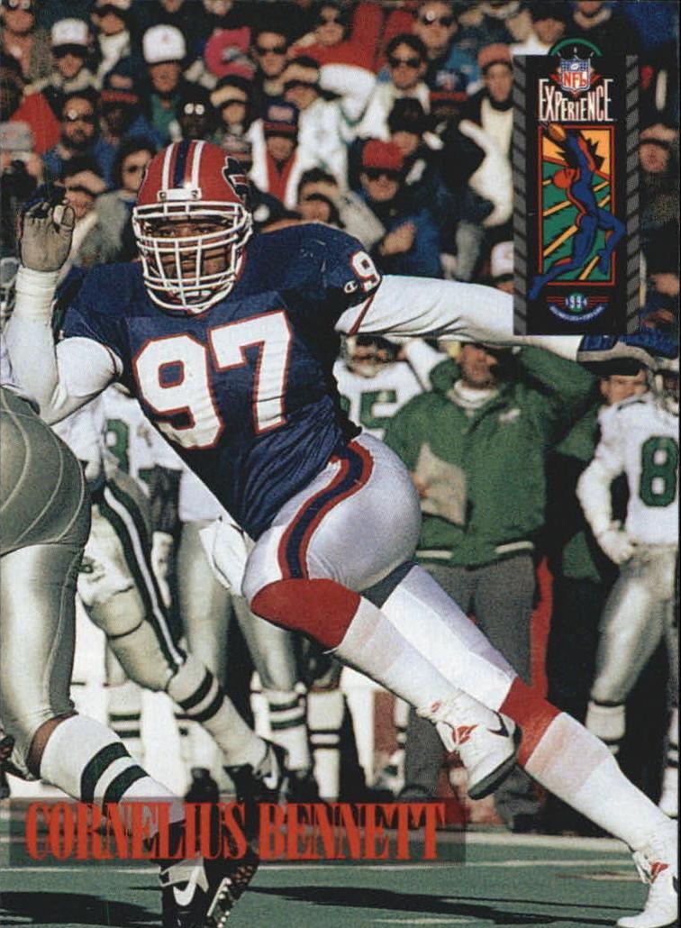 Cornelius Bennett #7 Football Cards 1994 Classic NFL Experience