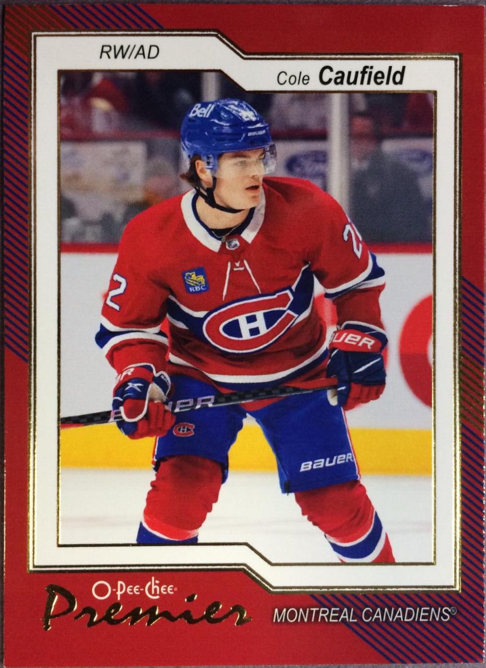 Cole Caufield #P-14 Hockey Cards 2023 O-Pee-Chee Premier