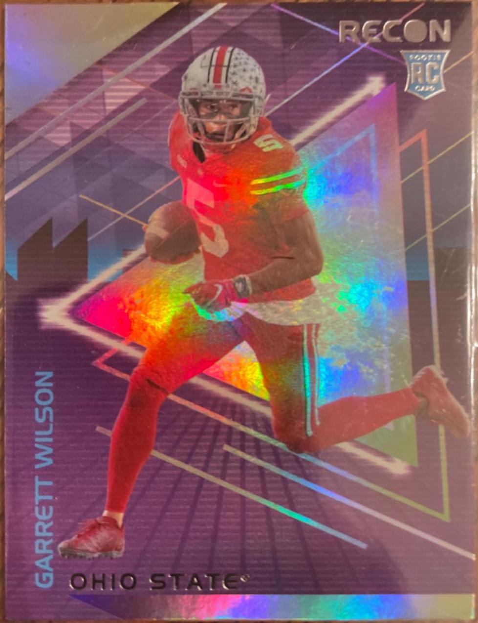 Garrett Wilson #7 Football Cards 2022 Panini Chronicles Draft Picks Recon