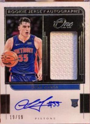 Luka Garza #RJ-LGZ 2021 Panini One And One Rookie Jersey Autographs Basketball