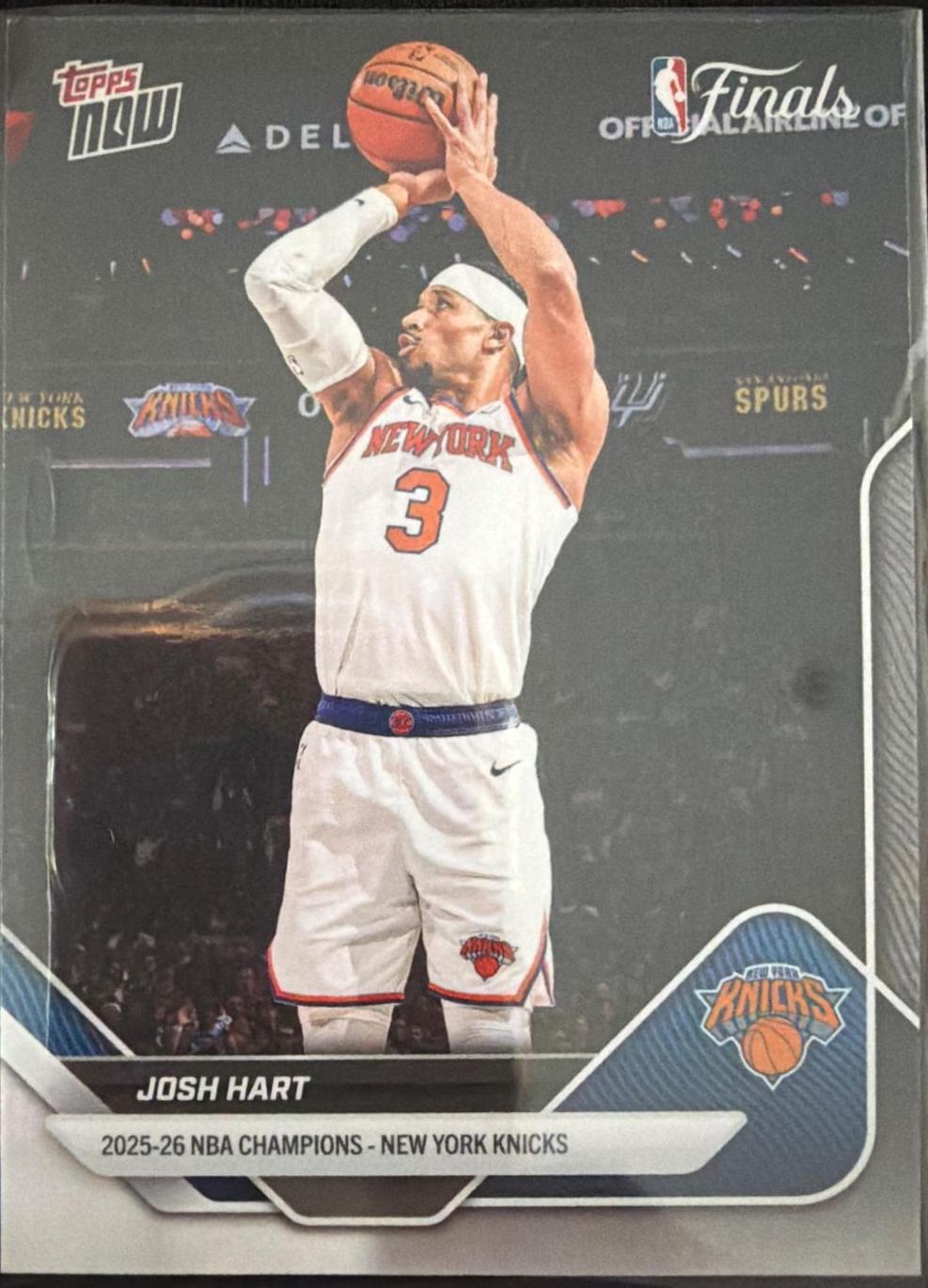 Josh Hart Prices | 2026 Topps Now New York Knicks NBA Champions