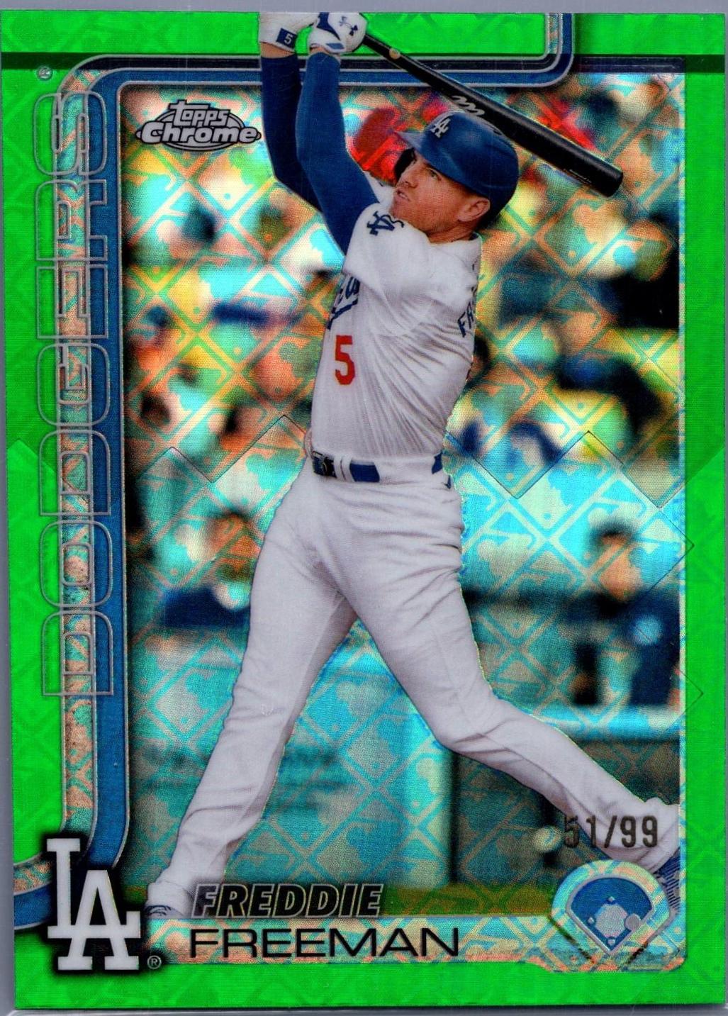 Freddie Freeman [Green Refractor] #23