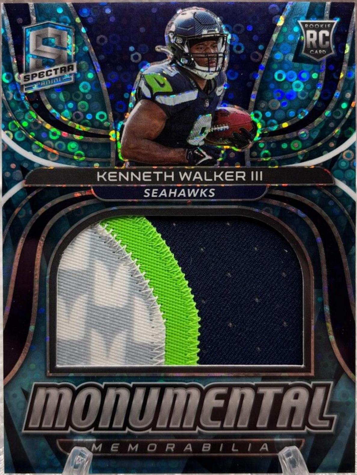 Kenneth Walker III [Neon Blue] #MME-KWA