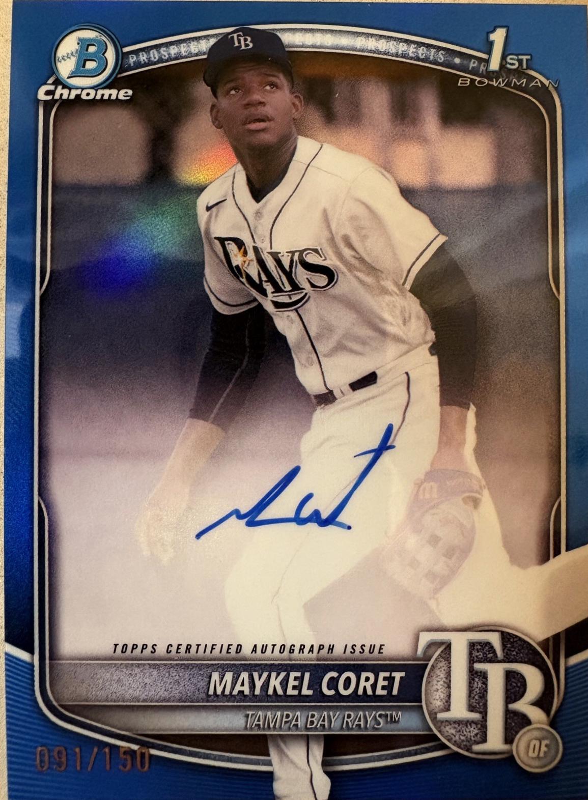 Maykel Coret [Blue Refractor] #CPA-MC
