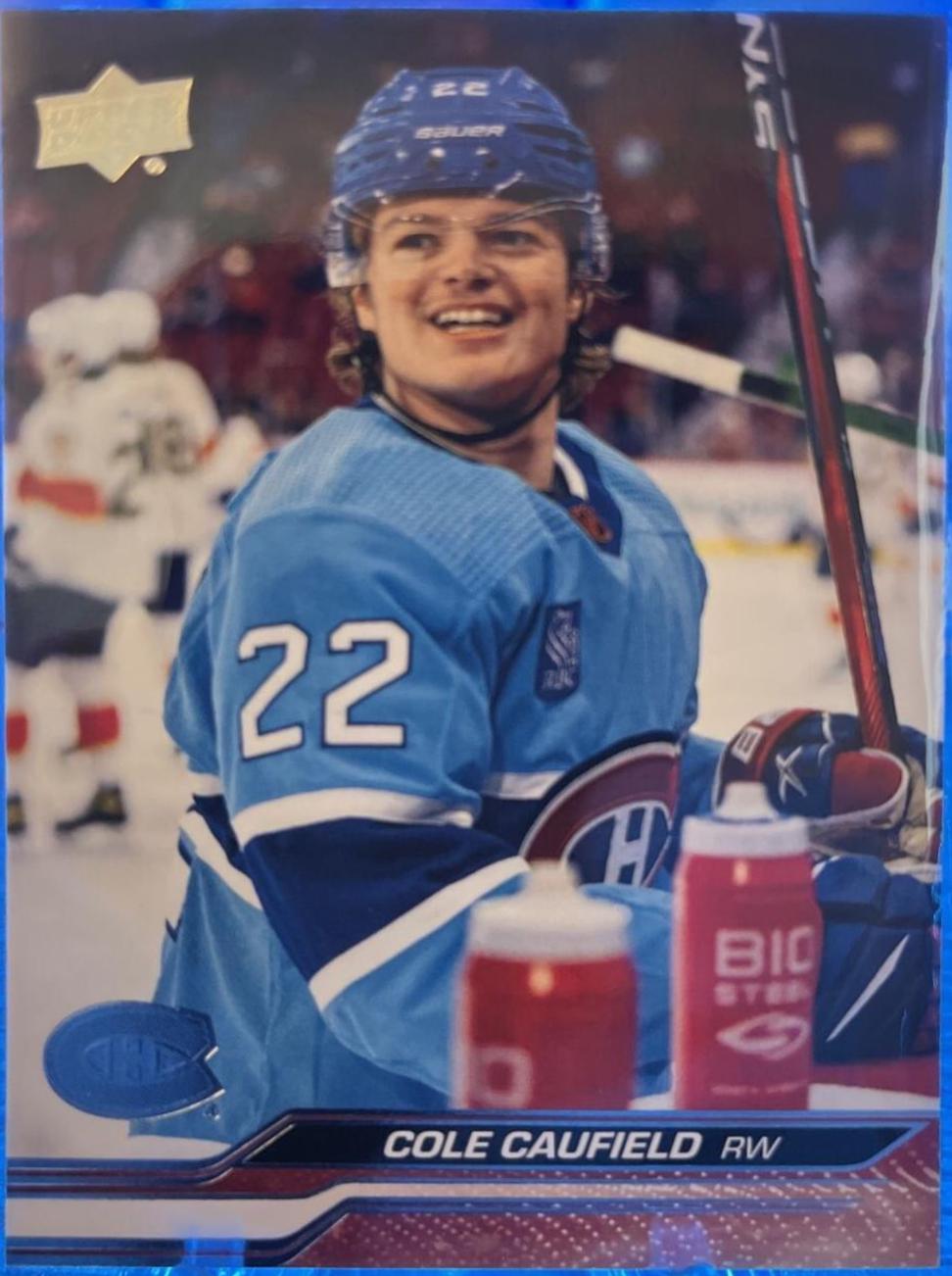 Cole Caufield #347 Hockey Cards 2023 Upper Deck