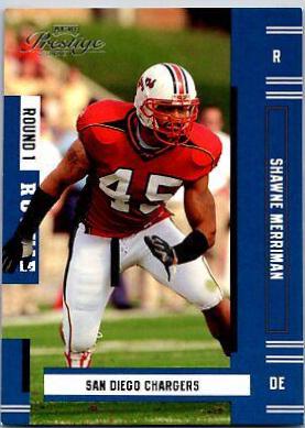 Shawne Merriman #232 Football Cards 2005 Playoff Prestige