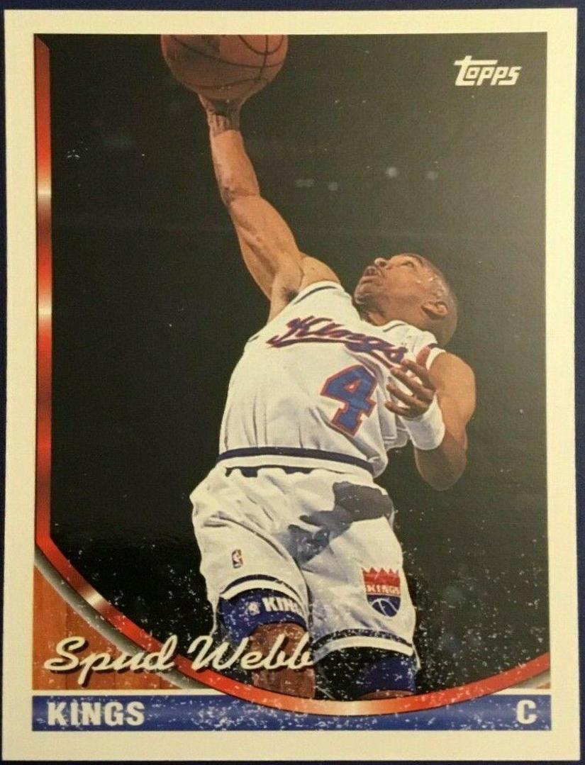 Spud Webb #169 Basketball Cards 1993 Topps