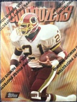 Terry Allen #10 Football Cards 1997 Topps Finest