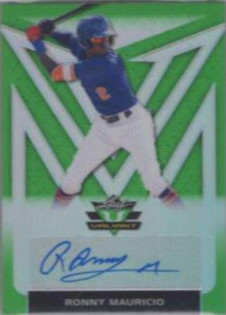 Ronny Mauricio #BA-RM2 2020 Leaf Valiant Autographs Baseball