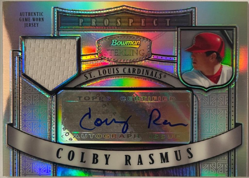 Colby Rasmus [Autograph Jersey Black Refractor] #BSPCR