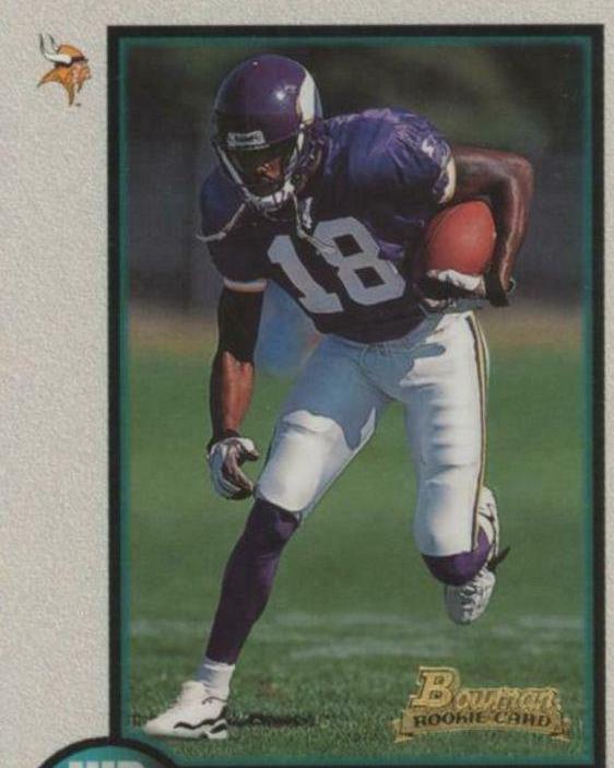 Randy Moss #182 Football Cards 1998 Bowman