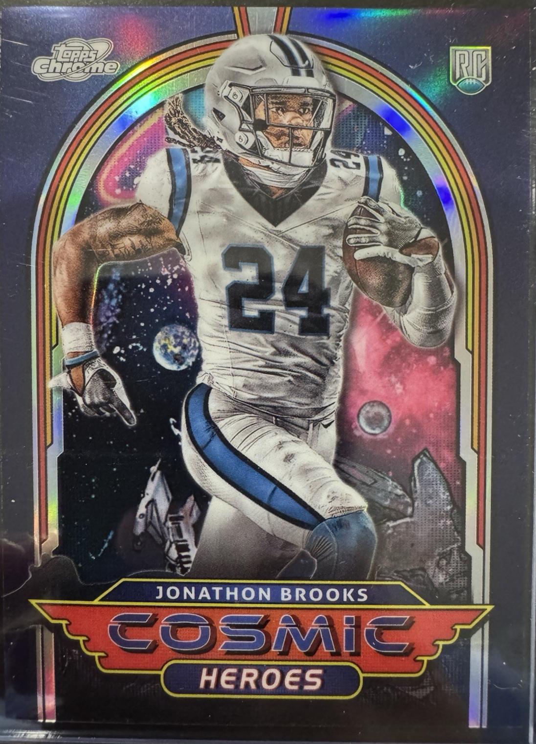 Jonathon Brooks #CH-17 Football Cards 2024 Topps Cosmic Chrome Heroes