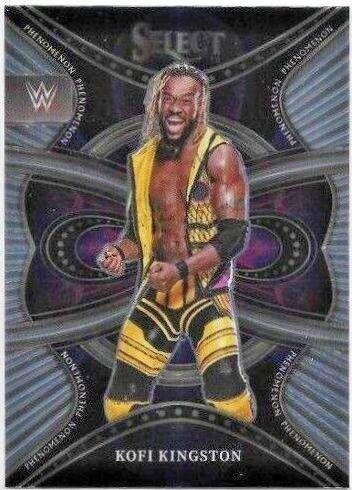 Kofi Kingston #13 Wrestling Cards 2022 Panini Select WWE Phenomenon