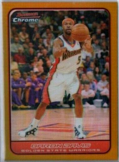 Baron Davis Gold Refractor #76 Basketball Cards 2006 Bowman Chrome