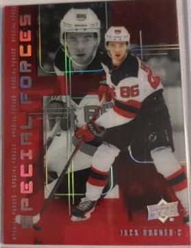 Jack Hughes #SF-12 Hockey Cards 2023 Upper Deck Special Forces