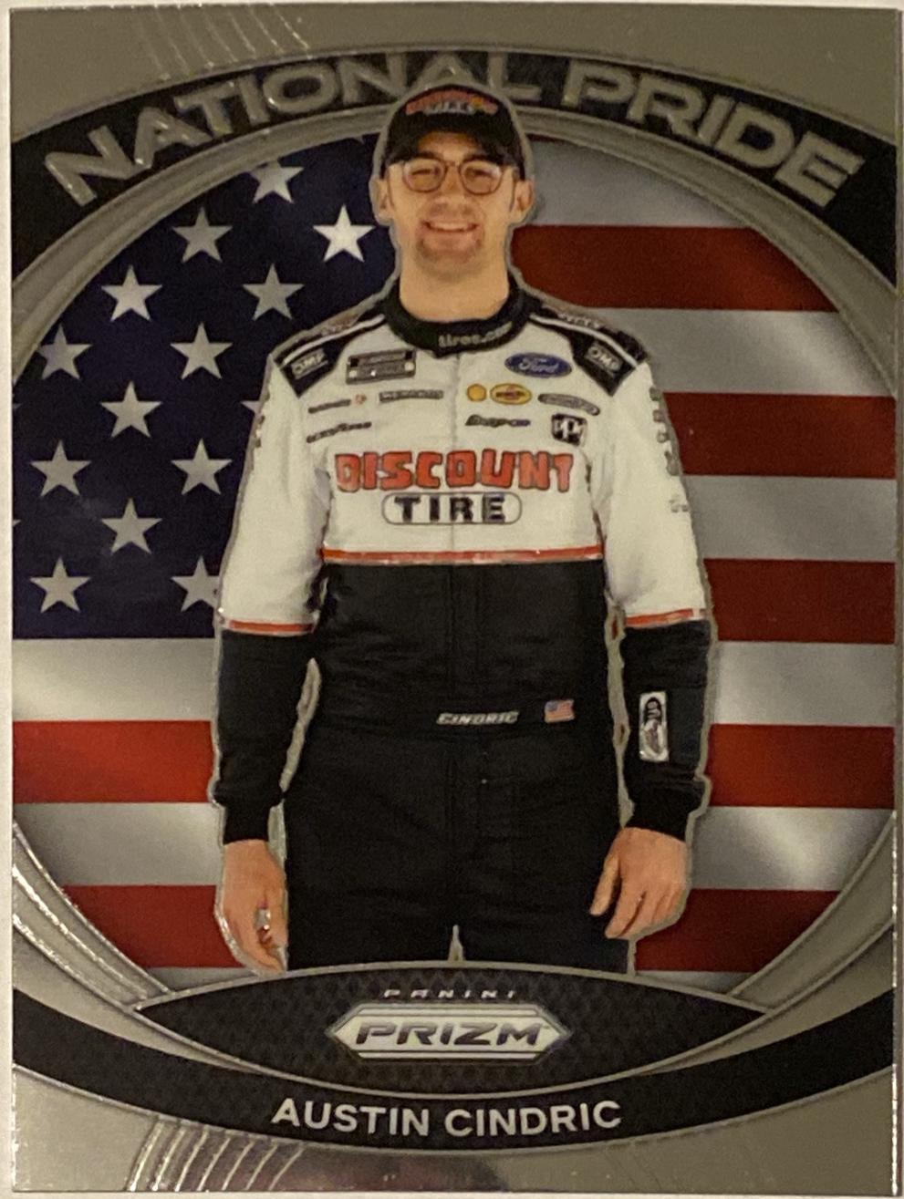 Austin Cindric #1 Racing Cards 2024 Panini Prizm NASCAR National Pride