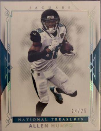 Allen Hurns #7 Football Cards 2017 Panini National Treasures