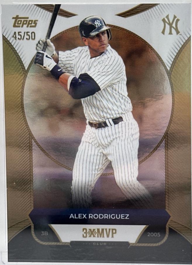 Alex Rodriguez #11 2025 Topps Welcome To The Club 3x MVP Baseball