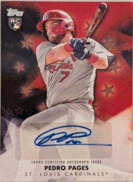 Pedro Pages [Gold] #BSAU-PP
