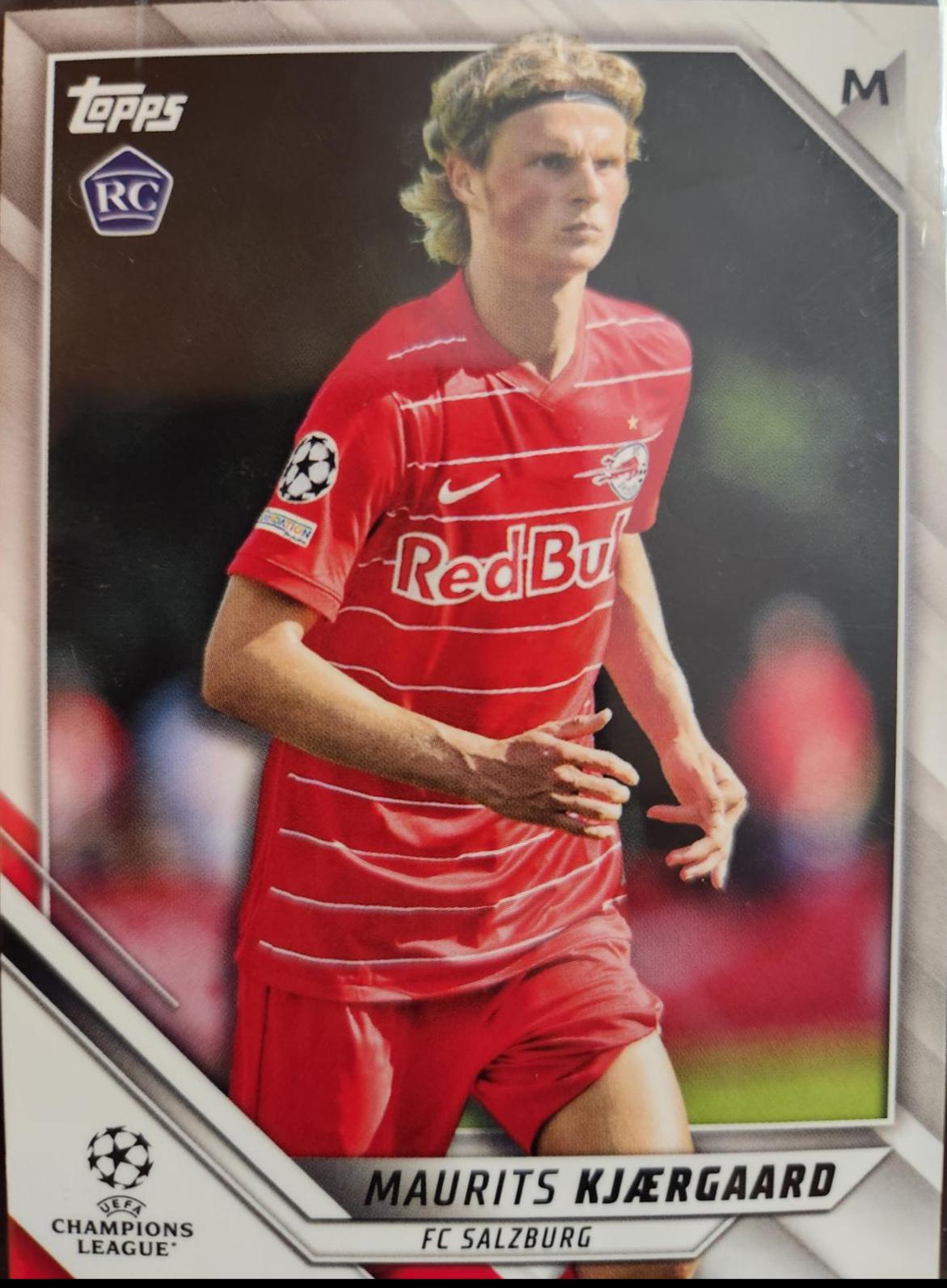 Maurits Kjaergaard #56 Soccer Cards 2021 Topps UEFA Champions League