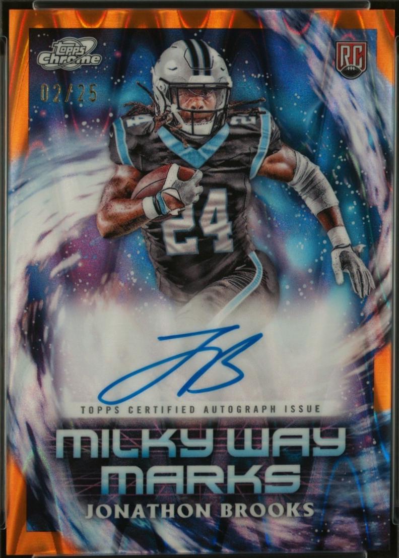 Jonathon Brooks [Orange Galactic Refractor] #MWM-JB