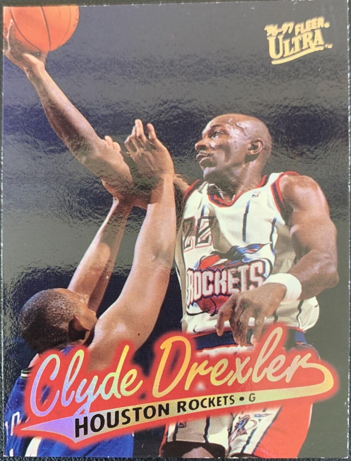 Clyde Drexler #G40 Basketball Cards 1996 Ultra Gold Medallion