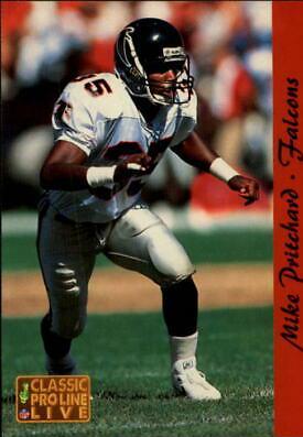 Mike Pritchard #5 Football Cards 1993 Pro Line Live