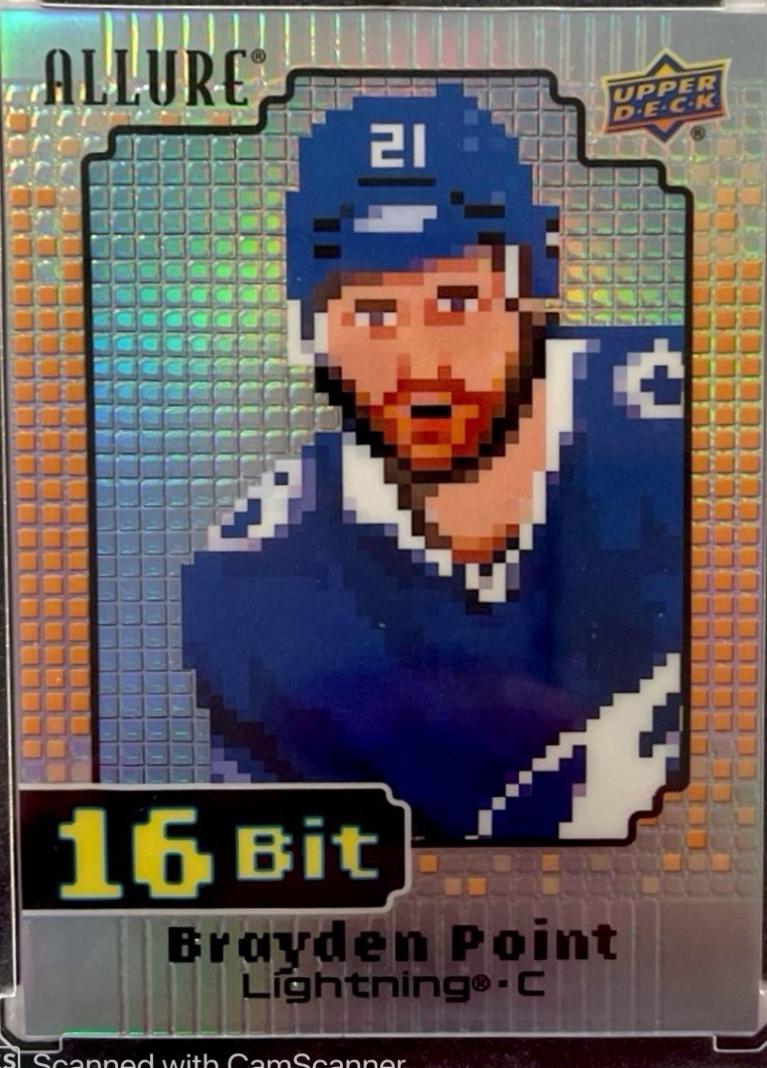 Brayden Point #B-1 Hockey Cards 2023 Upper Deck Allure 16-Bit