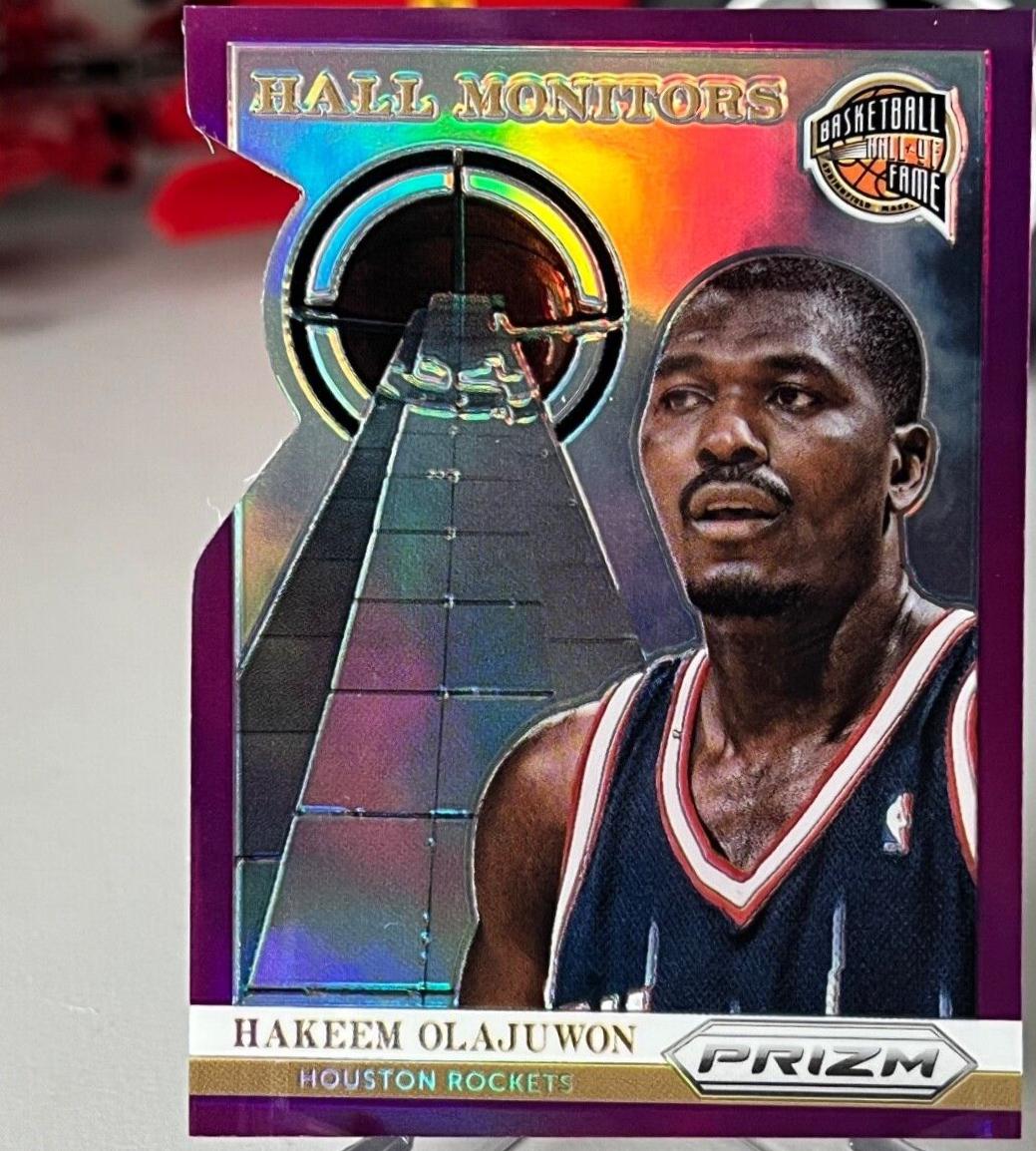 Hakeem Olajuwon [Purple Die Cut] #23