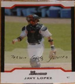 Javy Lopez #74 Baseball Cards 2004 Bowman