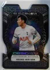 Heung-Min Son #9 Soccer Cards 2023 Panini Obsidian Supernova