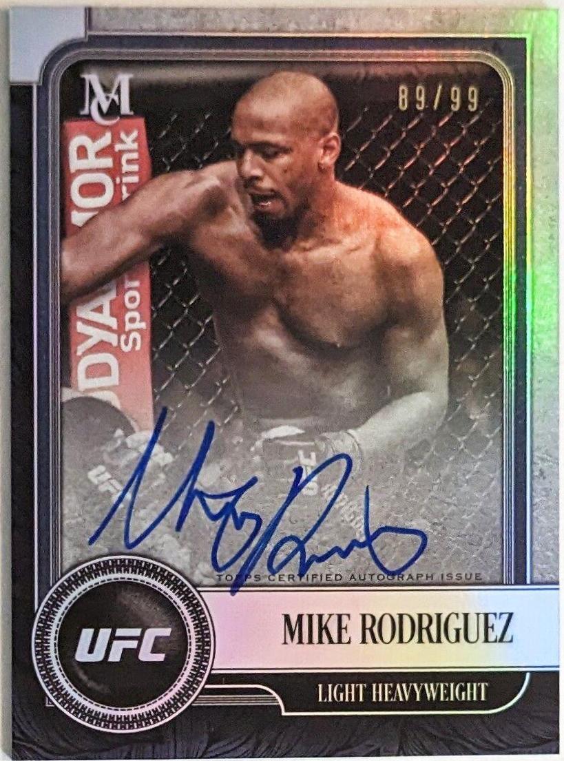 Mike Rodriguez #MA-MR Ufc Cards 2019 Topps UFC Museum Collection Autographs