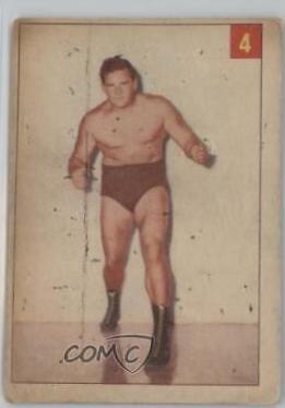 Johnny Barend #4 Wrestling Cards 1954 Parkhurst