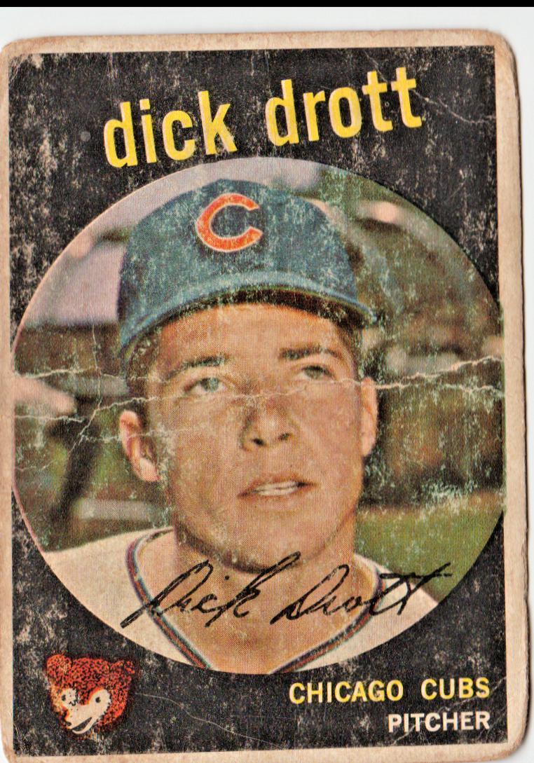 Dick Drott #15 Baseball Cards 1959 Venezuela Topps