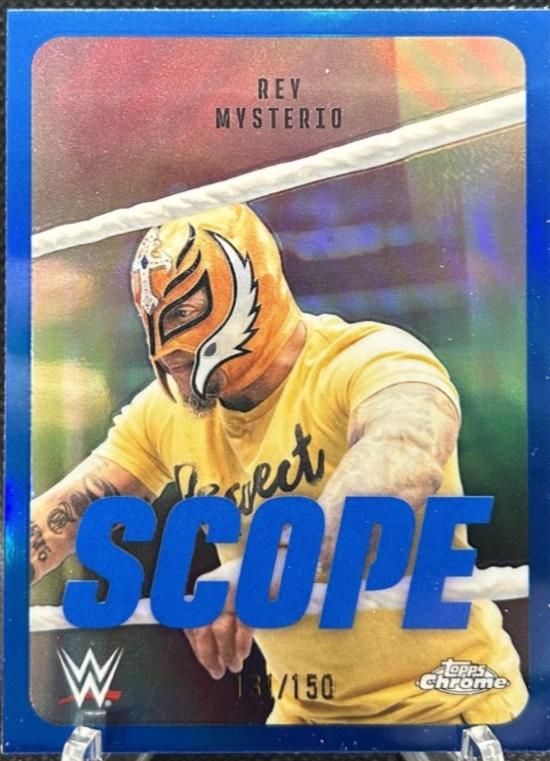 Rey Mysterio [Blue Refractor] #SCO-26