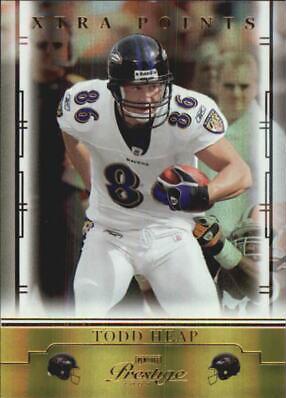 Todd Heap #8 Football Cards 2008 Playoff Prestige