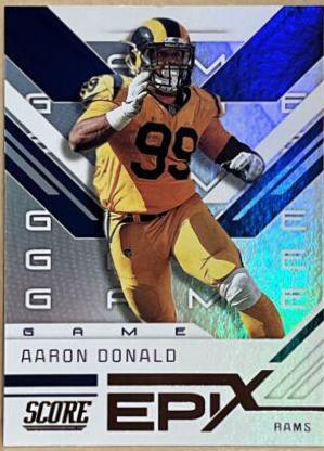 Aaron Donald #EG-6 Football Cards 2019 Panini Score Epix