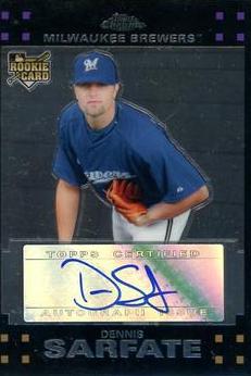 Dennis Sarfate #352 Baseball Cards 2007 Topps Chrome