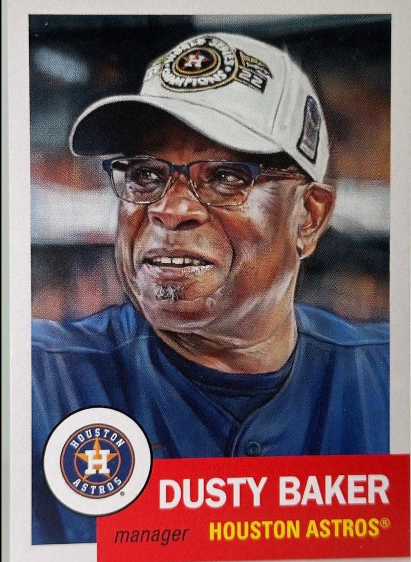 Dusty Baker #570 2022 Topps Living Baseball
